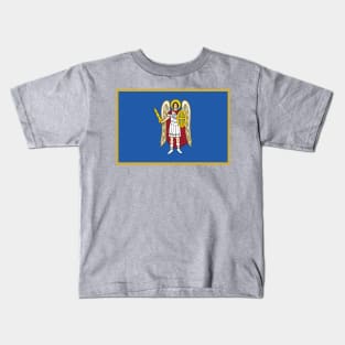 Flag of Kiev Ukraine Kids T-Shirt